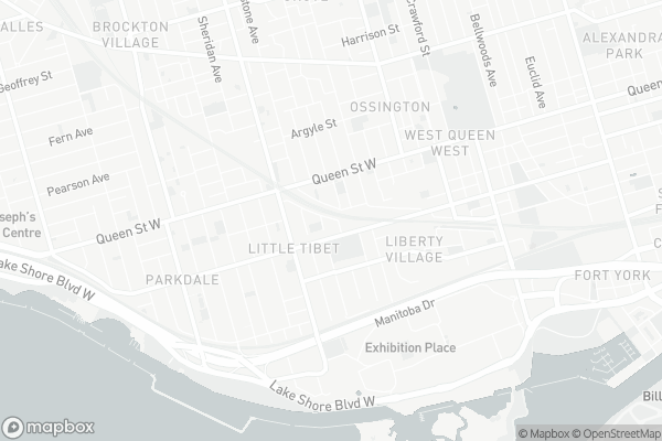Map of 38 Joe Shuster Way, Toronto