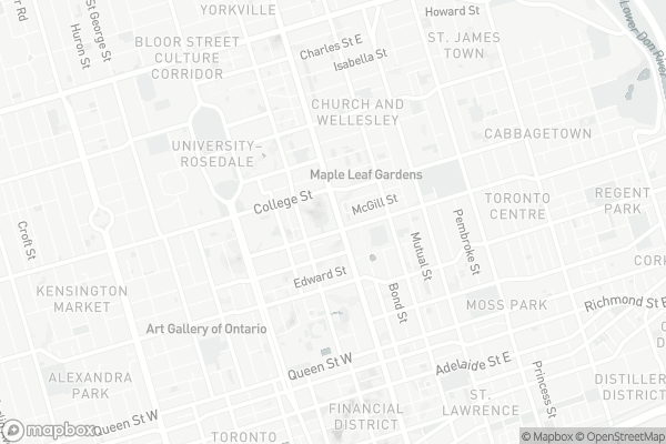 Map of 388 Yonge Street, Toronto
