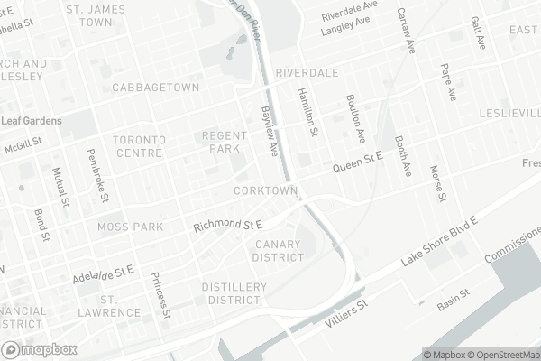 Map of 39 Old Brewery Lane, Toronto