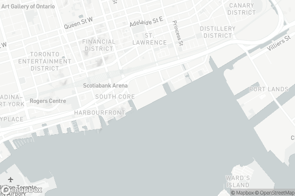 Map of 39 Queens Quay East, Toronto