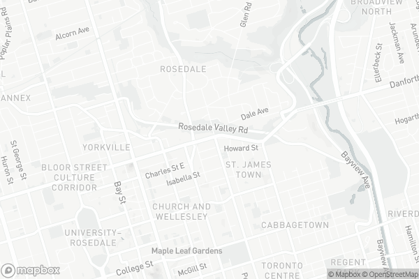 Map of 2910-395 Bloor Street East, Toronto