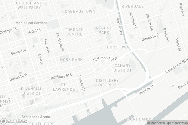 Map of 1711-48 Power Street, Toronto