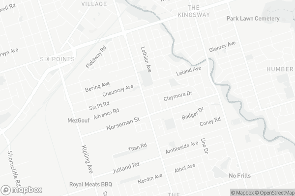 Map of 5 Saybrook Avenue, Toronto