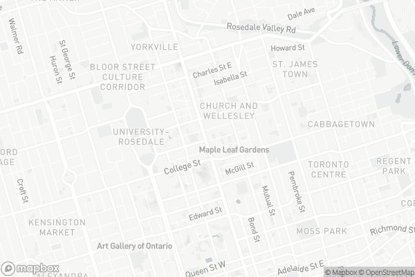 Map of 501 Yonge Street, Toronto