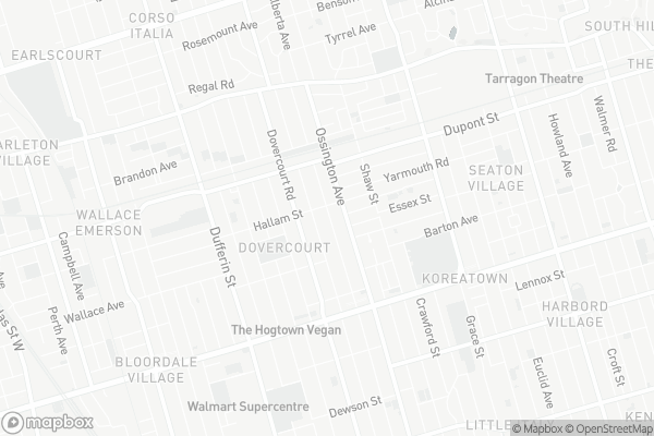 Map of 508 Concord Avenue, Toronto