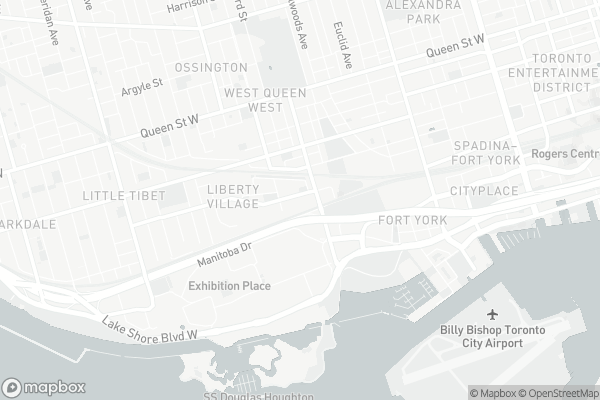 Map of 51 East Liberty Street, Toronto