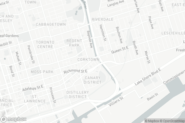 Map of 51 Trolley Crescent, Toronto