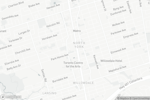 Map of 2905-5162 Yonge Street, Toronto
