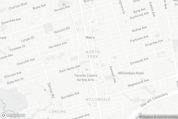 Map of 2005-5168 Yonge Street, Toronto