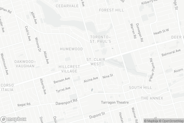Map of 1509-530 St Clair Avenue West, Toronto