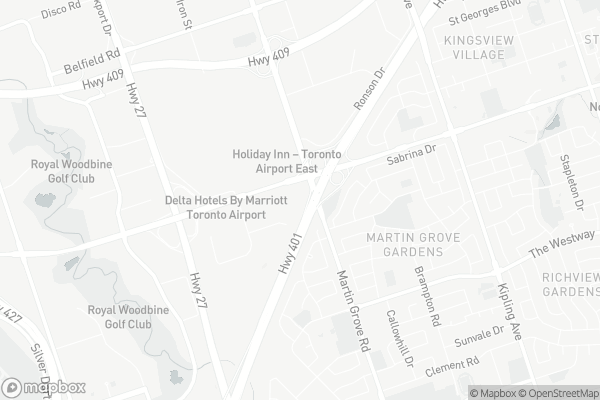 Map of 106-557 Dixon Road, Toronto