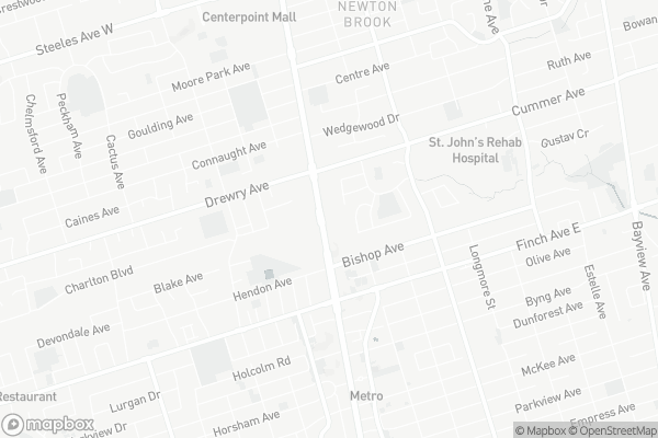 Map of 5791 Yonge Street, Toronto