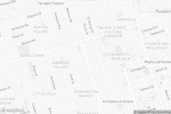 Map of 652 Spadina Avenue, Toronto