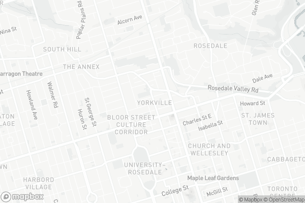 Map of 68 Yorkville Avenue, Toronto