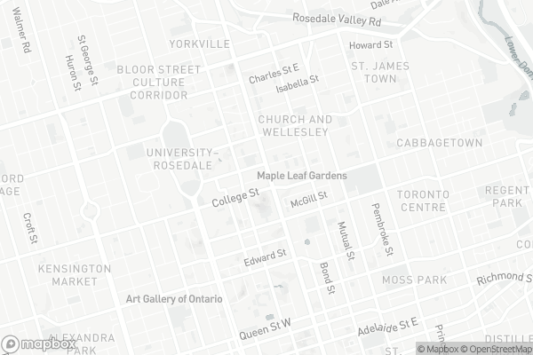 Map of 1809-7 Grenville Street, Toronto