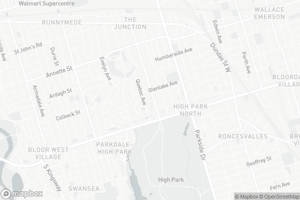 Map of 70 High Park Avenue, Toronto