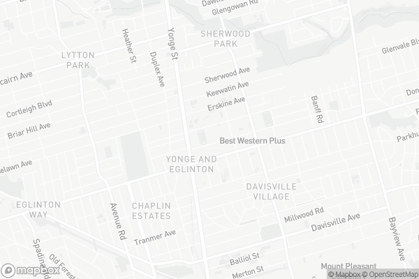 Map of 70 Roehampton Avenue, Toronto