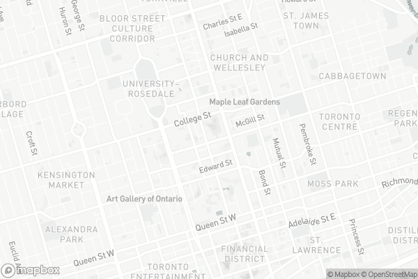 Map of 717 Bay Street, Toronto