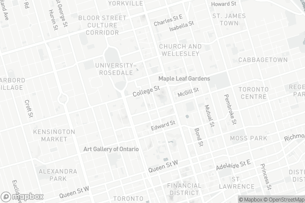 Map of 1105-736 Bay Street, Toronto