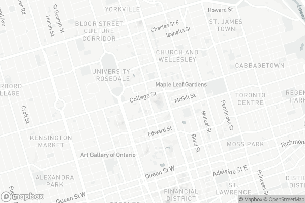 Map of 763 Bay Street, Toronto