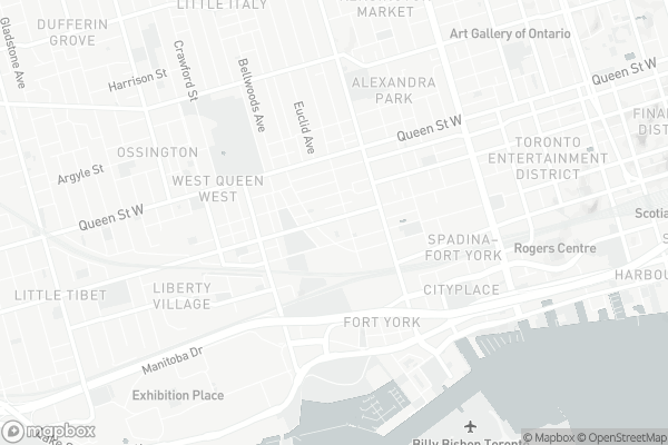 Map of 775 King Street West, Toronto