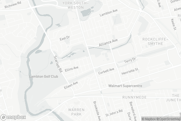 Map of 794 Jane Street, Toronto