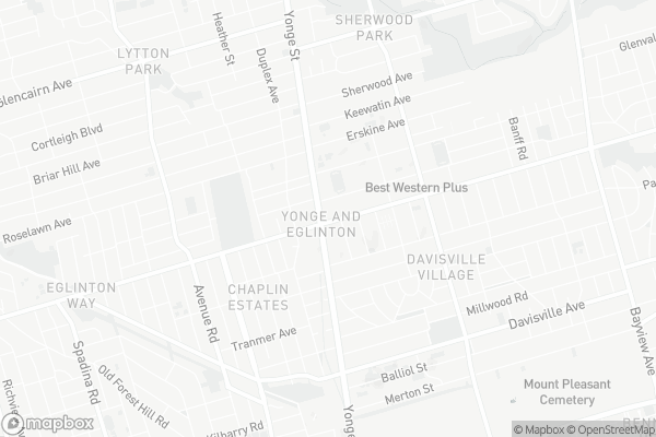 Map of 3806-8 Eglinton Avenue East, Toronto