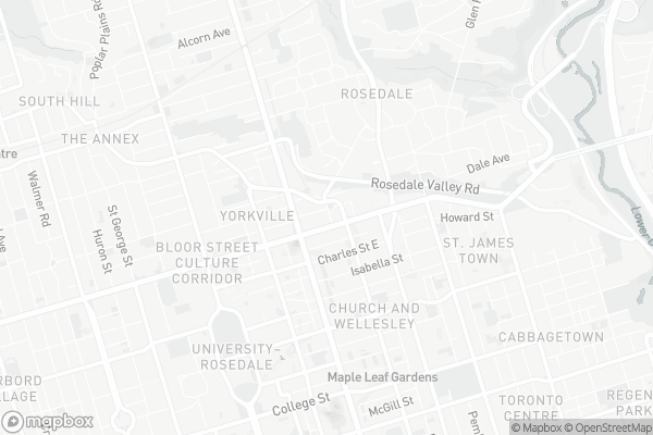 Map of 8 Park Road, Toronto