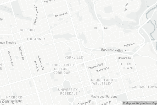 Map of 8 Scollard Street, Toronto