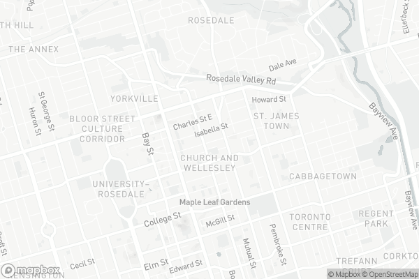 Map of 86 Gloucester Street, Toronto