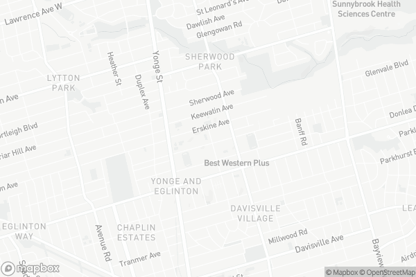Map of 88 Broadway Avenue, Toronto