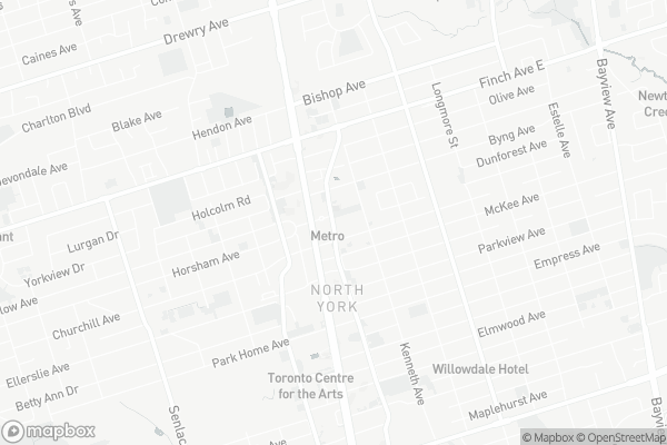 Map of 880 Grandview Way, Toronto
