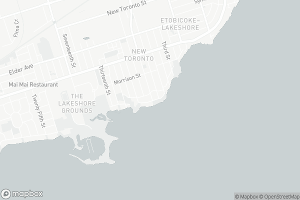 Map of 92 Lake Shore Drive, Toronto