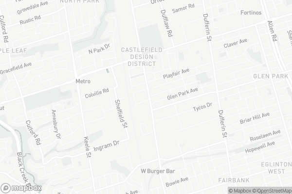 Map of 211-940 Caledonia Road, Toronto