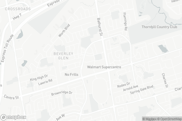 Map of 20 North Park Road, Vaughan