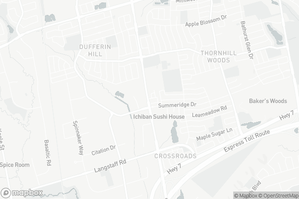 Map of 8777 Dufferin Street, Vaughan
