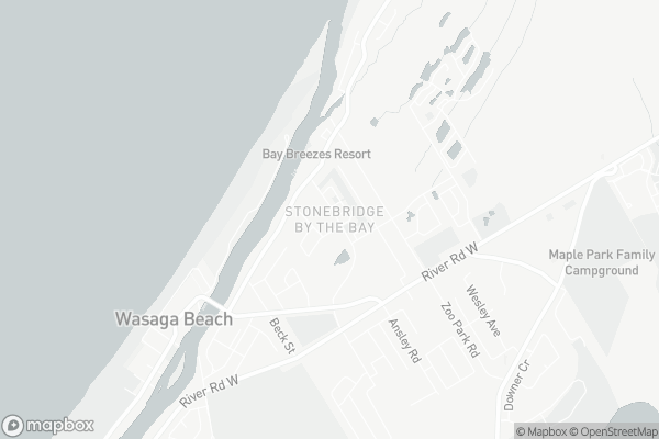 Map of 25 Little River Crossing, Wasaga Beach