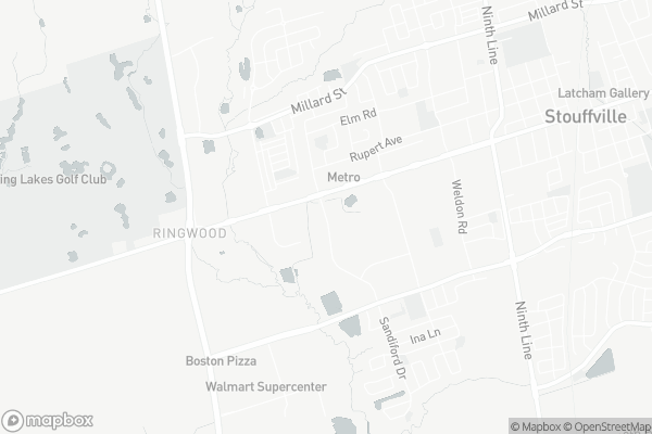 Map of 37A-100 Sandiford Drive, Whitchurch Stouffville